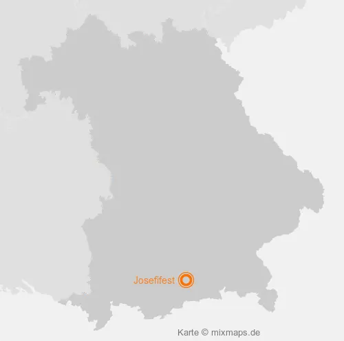 Karte Bayern: Josefifest, Reutberg