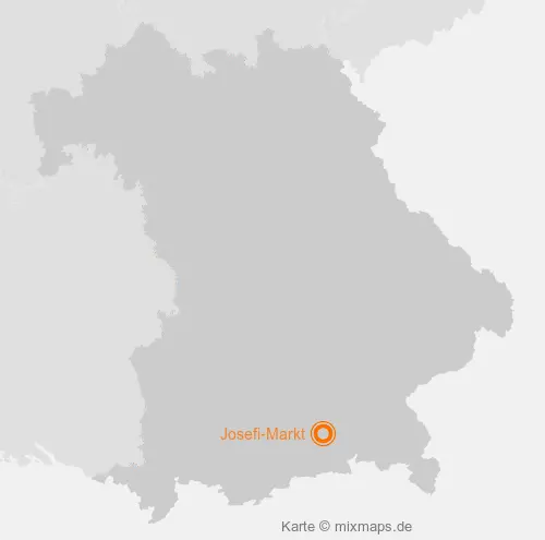 Karte Bayern: Josefi-Markt, Bruckmühl