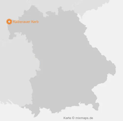 Karte Bayern: Kälberauer Kerb, Kälberau