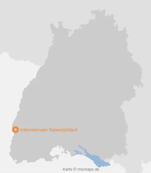 Karte Baden-Württemberg: Internationaler Kaiserstuhllauf, Ihringen