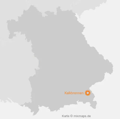 Karte Bayern: Kalkbrennen, Dieperting