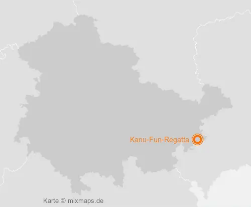 Karte Thüringen: Kanu-Fun-Regatta, Greiz