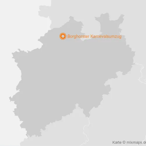 Karte Nordrhein-Westfalen: Borghorster Karnevalsumzug, Borghorst