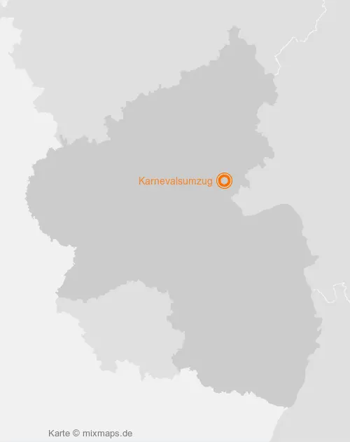 Karte Rheinland-Pfalz: Karnevalsumzug, St. Goarshausen