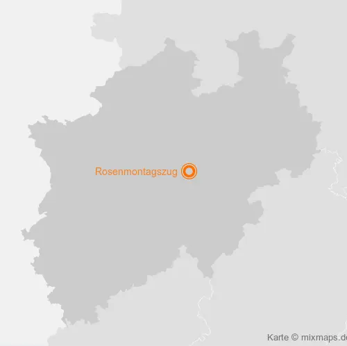 Karte Nordrhein-Westfalen: Rosenmontagszug, Wickede