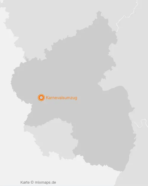 Karte Rheinland-Pfalz: Karnevalsumzug, Zemmer