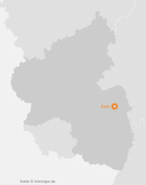 Karte Rheinland-Pfalz: Kerb, Albig