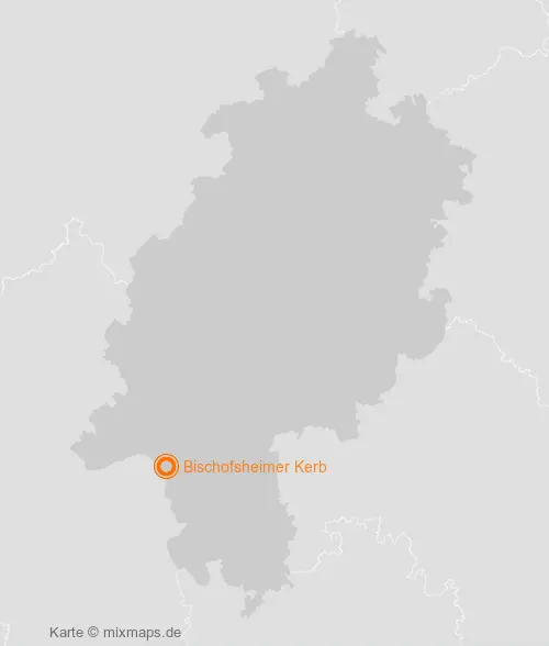 Karte Hessen: Bischofsheimer Kerb, Bischofsheim