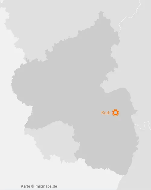 Karte Rheinland-Pfalz: Kerb, Weinheim