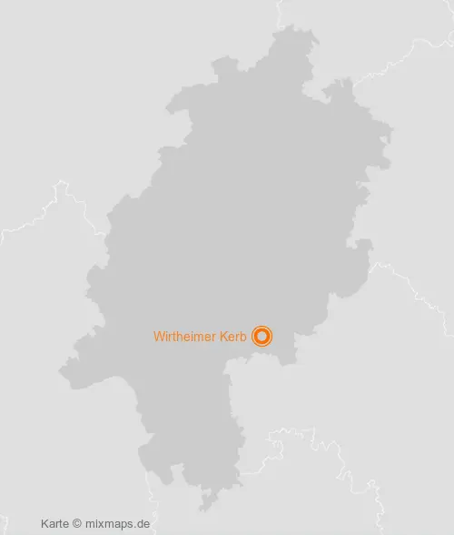 Karte Hessen: Wirtheimer Kerb, Wirtheim