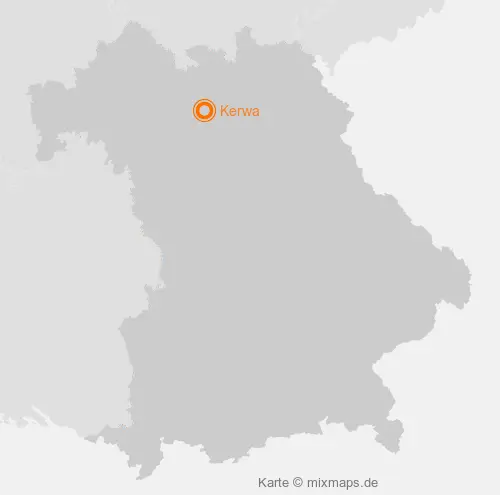 Karte Bayern: Kerwa, Gundelsheim