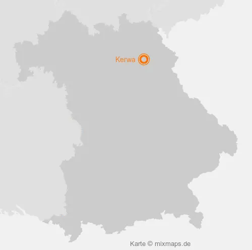 Karte Bayern: Kerwa, Tauritzmühle