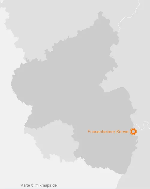 Karte Rheinland-Pfalz: Friesenheimer Kerwe, Friesenheim