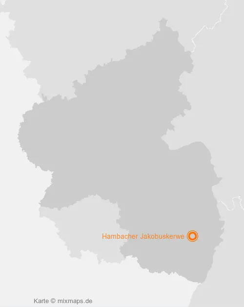 Karte Rheinland-Pfalz: Hambacher Jakobuskerwe, Hambach
