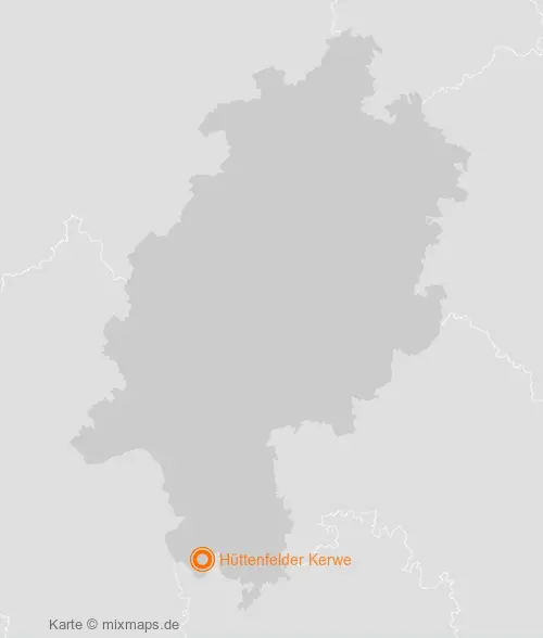 Karte Hessen: Hüttenfelder Kerwe, Hüttenfeld