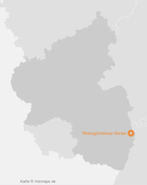 Karte Rheinland-Pfalz: Rheingönheimer Kerwe, Rheingönheim