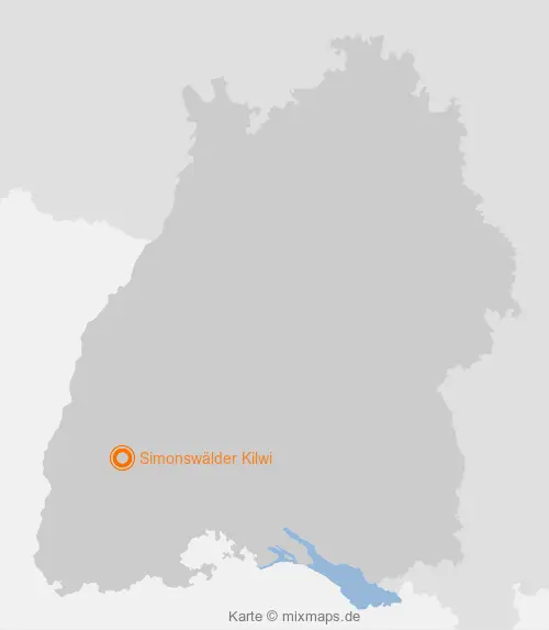 Karte Baden-Württemberg: Simonswälder Kilwi, Simonswald