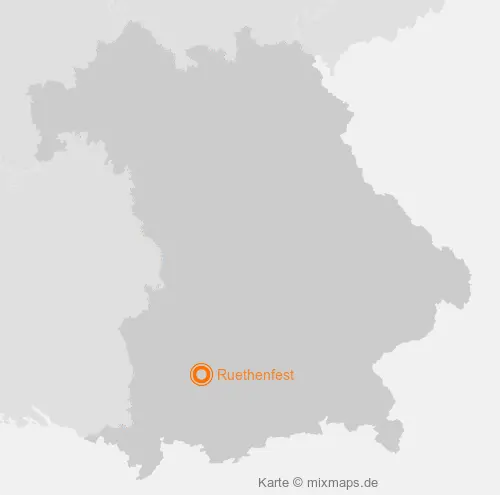 Karte Bayern: Ruethenfest, Landsberg am Lech