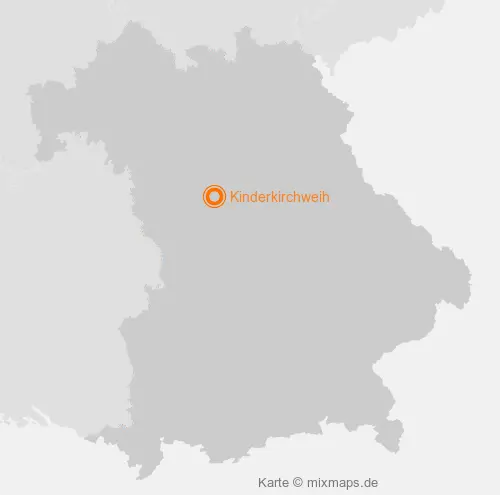 Karte Bayern: Kinderkirchweih, Schwabach