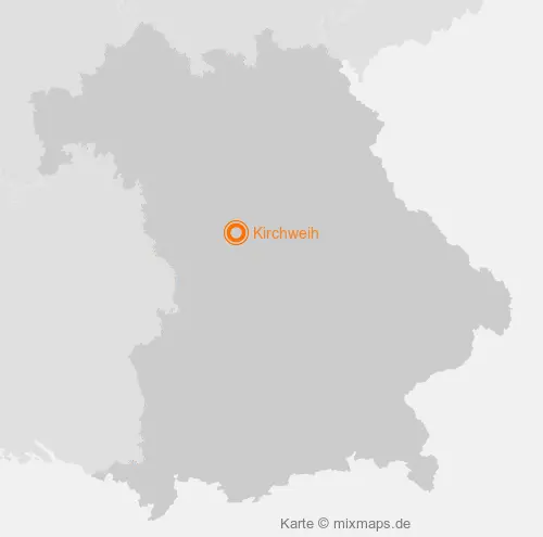 Karte Bayern: Kirchweih, Bernlohe