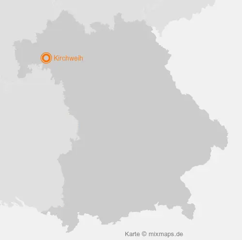 Karte Bayern: Kirchweih, Billingshausen