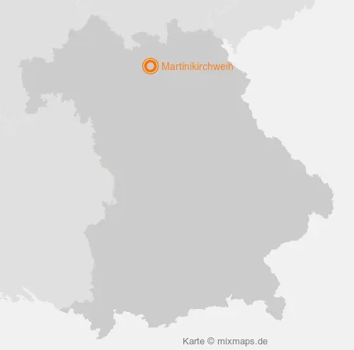 Karte Bayern: Martinikirchweih, Dittersbrunn