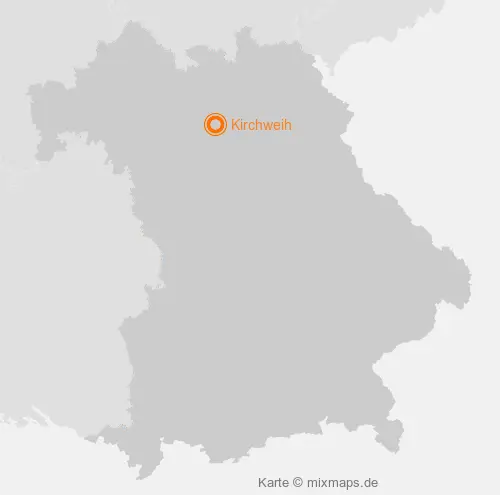 Karte Bayern: Kirchweih, Friesen