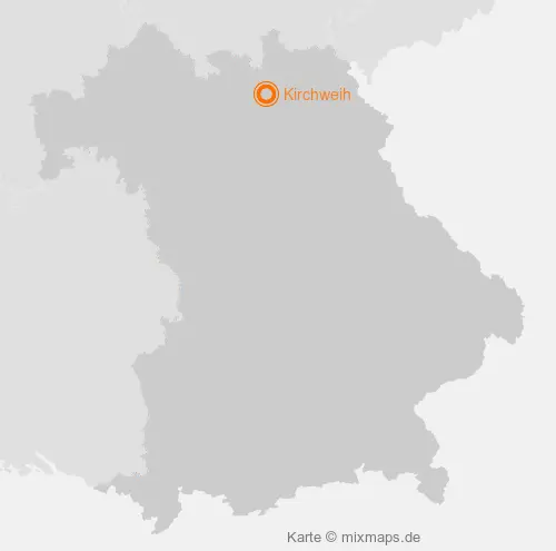 Karte Bayern: Kirchweih, Mainklein