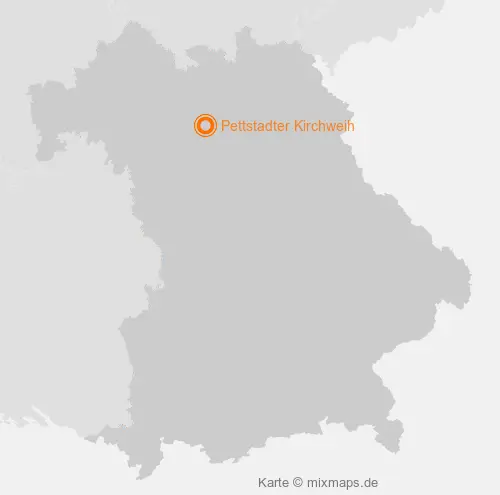 Karte Bayern: Pettstadter Kirchweih, Pettstadt