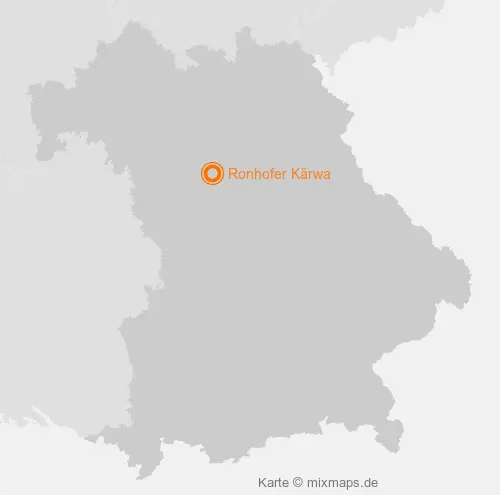 Karte Bayern: Ronhofer Kärwa, Ronhof