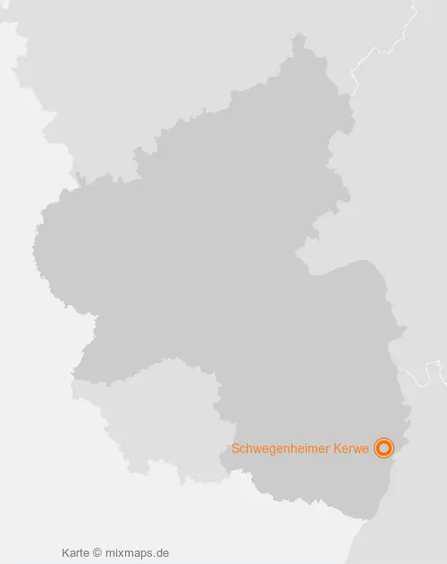 Karte Rheinland-Pfalz: Schwegenheimer Kerwe, Schwegenheim