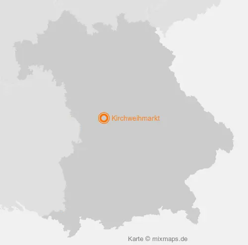 Karte Bayern: Kirchweihmarkt, Weißenburg