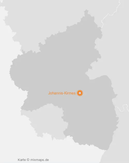 Karte Rheinland-Pfalz: Johannis-Kirmes, Bad Sobernheim