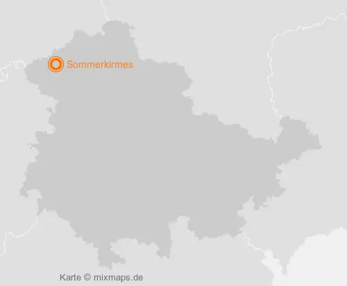 Karte Thüringen: Sommerkirmes, Bodenrode-Westhausen