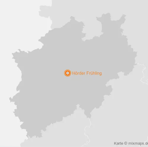 Karte Nordrhein-Westfalen: Hörder Frühling, Dortmund