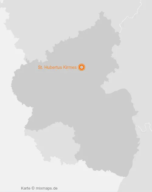 Karte Rheinland-Pfalz: St. Hubertus Kirmes, Dreckenach