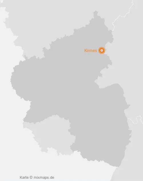 Karte Rheinland-Pfalz: Kirmes, Girod