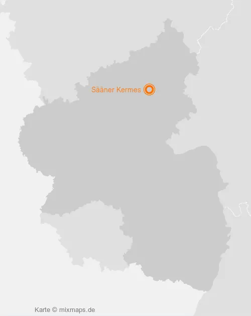 Karte Rheinland-Pfalz: Sääner Kermes, Sayn