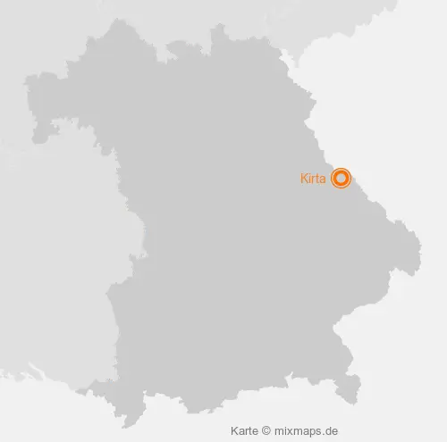 Karte Bayern: Kirta, Furth im Wald