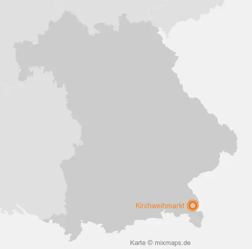 Karte Bayern: Kirchweihmarkt, Anger