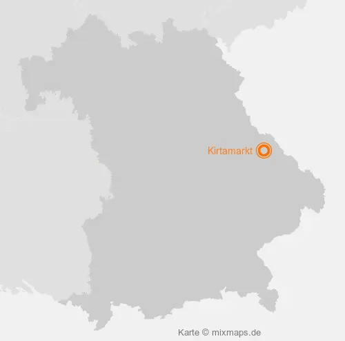 Karte Bayern: Kirtamarkt, Bad Kötzting