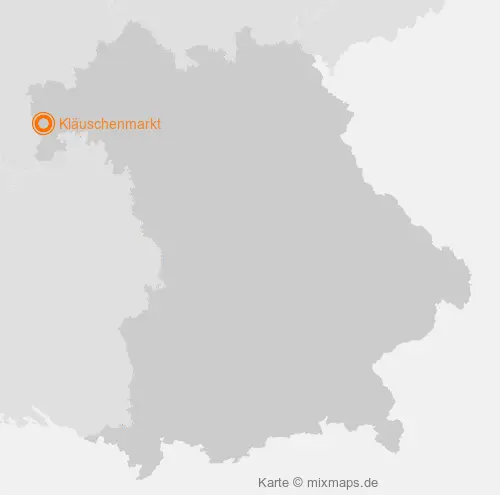 Karte Bayern: Kläuschenmarkt, Elsenfeld