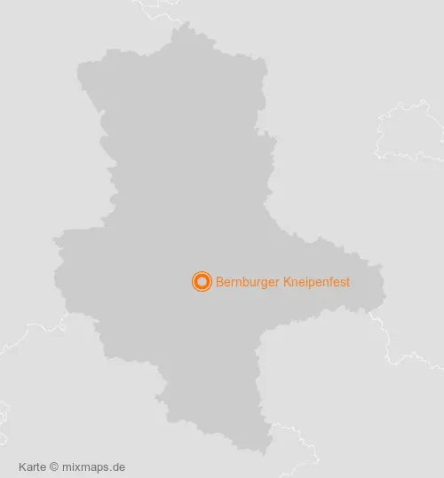 Karte Sachsen-Anhalt: Bernburger Kneipenfest, Bernburg