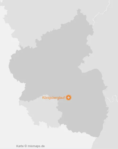 Karte Rheinland-Pfalz: Königsberglauf, Hinzweiler