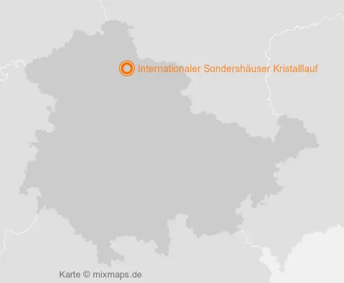 Karte Thüringen: Internationaler Sondershäuser Kristalllauf, Sondershausen