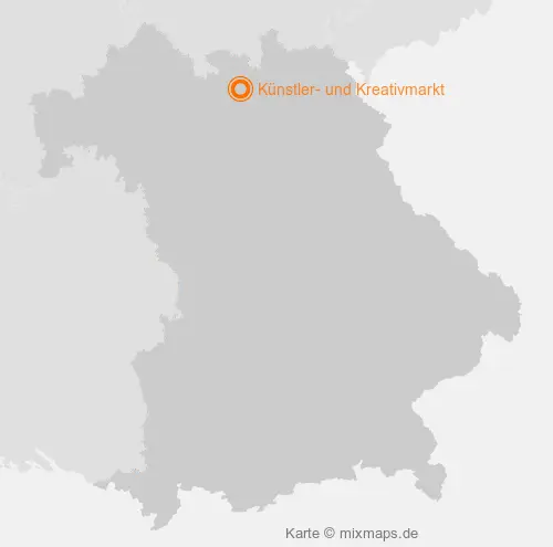 Karte Bayern: Künstler- und Kreativmarkt, Lichtenfels