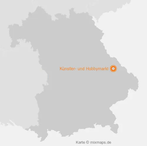 Karte Bayern: Künstler- und Hobbymarkt, Viechtach