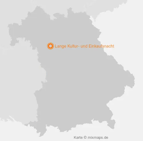 Karte Bayern: Lange Kultur- und Einkaufsnacht, Neustadt an der Aisch