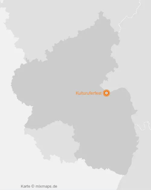 Karte Rheinland-Pfalz: Kulturuferfest, Bingen am Rhein