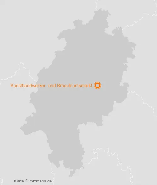 Karte Hessen: Kunsthandwerker- und Brauchtumsmarkt, Lauterbach